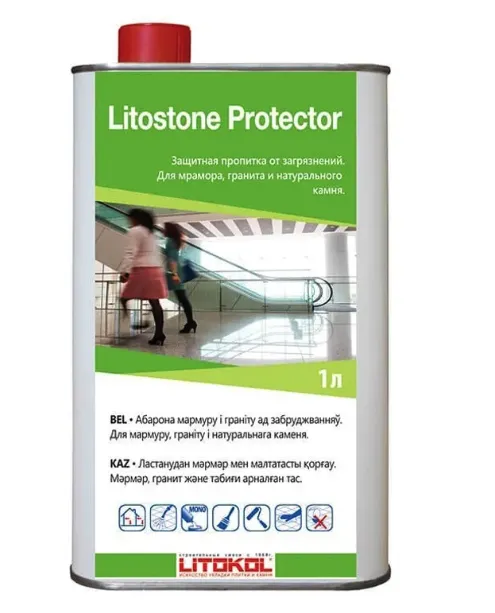 Пропитка для защиты камня "Litostone Protector", 1 л., Litokol