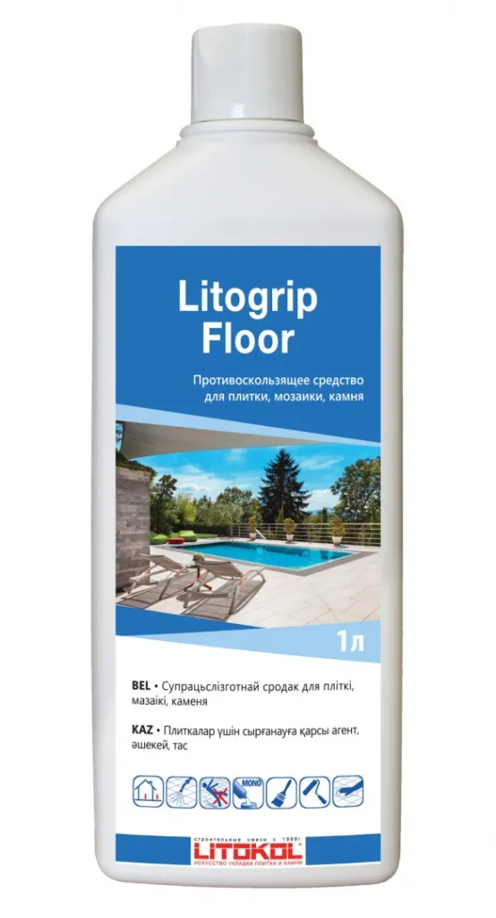 Противоскользящее покрытие для плитки "Litogrip Floor" 1 л